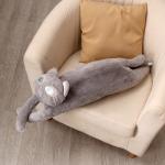 Мягкая игрушка «Кот», 90 см, цвет серый