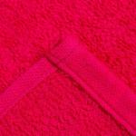 Салфетки махровые декоративные «Этель. Сердечко», 4 шт., 30?30 см, хлопок 100%, фуксия