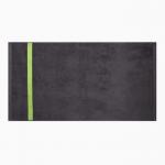 Полотенце махровое Love Life «Самум», 50?90 см, хлопок 100%, тёмно-серое, зелёное