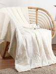 Плед «Этель» Cotton, 150?210 см, муслин/жаккард, 100% хлопок
