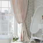 Штора портьерная «Этель», 230?270 см, валенсия белое золото