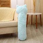 Мягкая игрушка-подушка «Кот», 100 см, цвет голубой