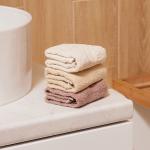 Подарочный набор полотенец в корзинке «Этель» Stay Beautiful, 30?30 шт. - 4 шт., хлопок 100%, коричневый