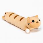 Мягкая игрушка «Кот-батон», 60 см, цвет рыжий