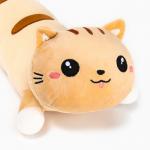 Мягкая игрушка «Кот-батон», 60 см, цвет рыжий