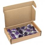 Друзы аметистовые в коробке 1500г, (S)