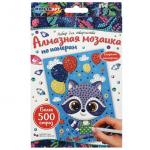 345108 Алмазная мозаика 10*15 см енотик МУЛЬТИ АРТ в кор.50шт