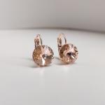 Серьги кристаллами Swarovski