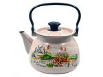 Чайник эмал. посуда 42115-133/6 3,5л (пудра) Травы Прованса