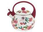 Чайник эмал 2,0л со свистком Гибискус ТМ Appetite
