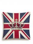 Англия винтаж Корона Наволочка 45х45 см 2103761
