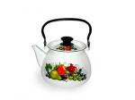 Чайник эмал. посуда 42104-132/6-3,5л Восточные дары (белая)