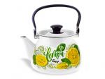 Чайник сферич. с мет.р. 42104-122/6-У4-Лимонный сет 3л (белая)