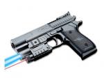 297098 Пистолет (п) с лазер. прицелом, с фонариком, с пульками SP-1 в пак. в кор.2*84шт