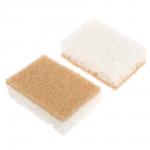 Набор губок для мытья посуды, 5 шт, 98x66x30мм, коралл белый