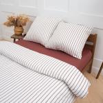 КПБ 'Традиция' евро, поплин, 100% хлопок, пл. 115 гр./кв.м., 'Лайн ВБ' Пододеяльник 205*217, простыня 217*240, наволочка 70*70 (2 шт.)