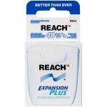 REACH Зубная нить пропитанная воском 50м