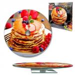 Блюдо стеклянное вращающееся 28см (оладьи)