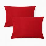 Комплект наволочек «Этель», 50?70 см, 2 шт., красная, поплин, хлопок 100%