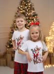 Пижама детская, модель 328, трикотаж (Новый год)