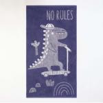 Полотенце махровое «Этель» No rules, 70?130 см, хлопок 100%