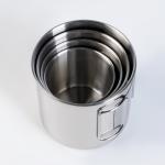 Набор термокружек TAKE IT EASY, 270 мл, 330 мл, 500 мл, 600 мл, 4 шт., нержавеющая сталь, серебристый