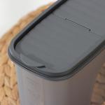 Ёмкость для сыпучих продуктов IDEA «Бест», 1.5 л, 9.5?19?14 см, пластик, серая