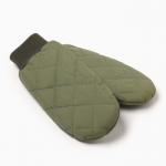 Варежки женские MINAKU, хаки, 24 см