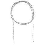 "Klart" набор для бисероплетения 11-503 "Чокер. Серебряный шнурок"