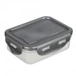 Контейнер герметичный для СВЧ с защелками, 0,33л, 130х100х45мм, пластик