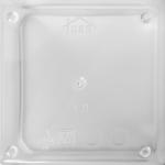 Ёмкость для хранения сыпучих продуктов IDEA «Степ», 1 л, 10?14 см, пластик, крышка белая