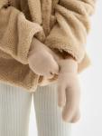 Варежки женские MINAKU «Мягкость», размер 23 см, бежевые