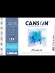 "Canson" Альбом для акварели "Montval" 100\% целлюлоза 270 г/м2 24 х 32 см на спирали 12 л.
