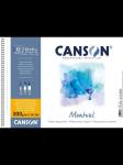"Canson" Альбом для акварели "Montval" 100\% целлюлоза 300 г/м2 32 х 41 см на спирали 12 л.