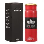 Термос Мастер К Traveller, 500 мл, сохраняет тепло до 8 ч, нержавеющая сталь, красный