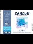 "Canson" Альбом для акварели "Montval" 100\% целлюлоза 270 г/м2 32 х 41 см на спирали 12 л.