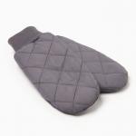 Варежки женские MINAKU, серые, 24 см