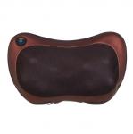 LEBEN Массажная подушка, 3 режима, ИК-подогрев, от сети, кожзам, текстиль