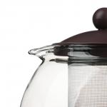 VETTA Чайник заварочный 750мл, овальный,  ситечко из нержавеющей стали, стекло, полипропилен