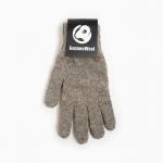 Перчатки женские Baranowool, светло-серые, размер 18