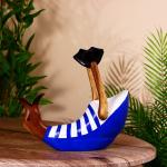 Подставка под бутылку «Уточка в синем», 25?10?20 см, дерево