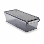 Контейнер для холодильника или шкафа с крышкой (пр-черный). Размер: 36*15*10 см. Материал: акрил.