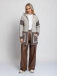 Кардиган В 1873/кофейный