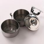 Ланч бокс TAKE IT EASY. 1.4 л. 13.3?17.5 см, с отделениями для еды, с ручкой, нержавеющая сталь