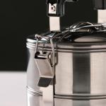 Ланч бокс TAKE IT EASY. 1.4 л. 13.3?17.5 см, с отделениями для еды, с ручкой, нержавеющая сталь