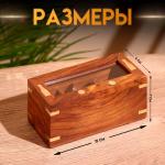 Игра настольная «Боулинг», 15?6?7 см, дерево шишам