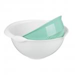 Дуршлаг с миской 2л, пластик