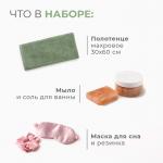 Набор новогодний подарочный "Этель" "Синички" полотенце 30х60см и аксессуары (5 предметов)