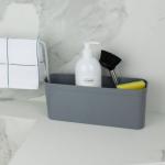 Кухонный органайзер для моющих средств с вешалкой для тряпки (цвета в ассортименте).Размеры 27х14,5х7 см.