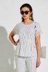 Костюм LISSANA 3990 белый+черная полоска